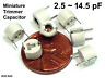2.5-14.5 Pf Unbranded Miniature Trimmer Capacitors
