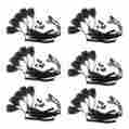 30xretevis Retevis 2pin Ptt Speaker Mic For Tyt Kenwood Puxing Bf 2-way Radio Us Stock