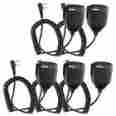 5xretevis C504 Unbranded Generic 2-pin Ptt Speaker Mic For Retevis Baofeng Kenwood Wouxun Puxing Tyt Us