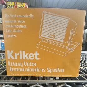 Kc-55 Afs Kriket Base Station Speaker Weatherproof 5 Inch Black