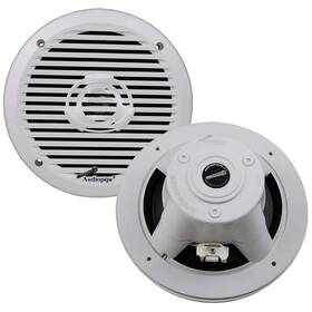 Apsw-6032 Audiopipe 784644222560 6.5 Inch Coaxial Marine Boat Speakers 200 Watts Pair White