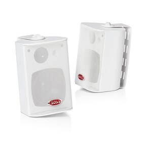 Mr4.3w Boss Audio Systems 040010100871 200-watt 3 Way Marine 4-inch Enclosed Under 5 Inch White