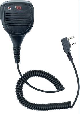 Qhm22 Btech Weatherproof Heavy Duty Ip54 Shoulder Speaker Mic For Baofeng Etc