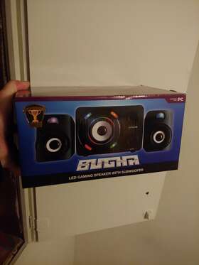 Ws043021 Bugha 895095129660 Led Gaming Speaker With Subwoofer -