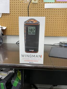362210-lit Bushnell/golf Wingman Speaker Audible Gps Grey/orange Bluetooth Model 362210
