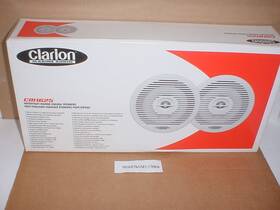 Cm1625 Clarion Marine Coaxial 100w Speakers Pair 6.5 Inch Watertight Boat Nib New