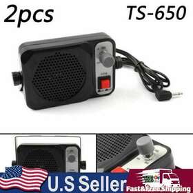 Ts-650 Darupsun E002-d030-2pcs 2pcs For Kenwood Yaesu Icom Car Walkie Talkie External Small Speaker