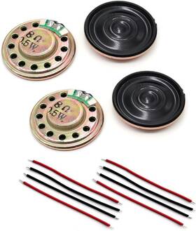 Dgs 747553217447 Gumps Grocery 4pcs Metal Shell Round Internal Magnet Speaker 8 Ohm Small Speake