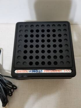 360-11 Diesel Truckers President 711 External Speaker For Cb And Ham Radios