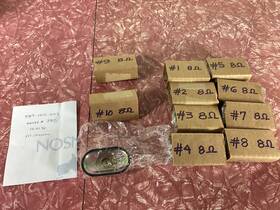 589-1015-003 Ef Johnson 589-1012-006 New Old Stock Of 10 Qamer 3905 Radio Or Cb Speakers