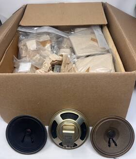 63906003 Japan Japanese Speaker Nos 12x 0.8w - 8 Ohm 4 Inch 1/4 Miniature 2004 New