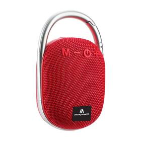 Mpd321rd Maxpower Portable Clip-on Bluetooth Speaker Red