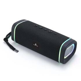 Mpd375bk Maxpower Portable Bluetooth Water Resistant Speaker With Led Lights Black
