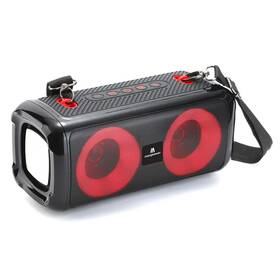 Mpd641bk Maxpower Water Resistant Portable Bluetooth Speaker With Dancing Led Lights F
