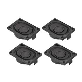 Metallixity 641832260059 4pcs 4 Ohm 3w Round Internal Magnet Speaker For Loudspeaker