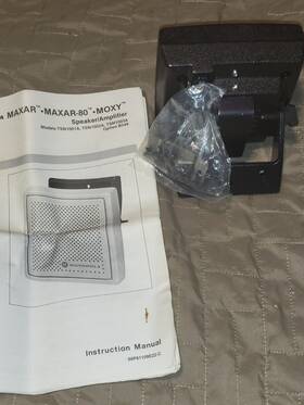 Maxar-80 Motorola 1003a Speaker/amplifier Tsn Untested In Very Good Condition