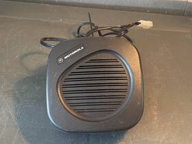 Hsn40028c Motorola External Speaker With Bracket Ham Cb Two Way Radio
