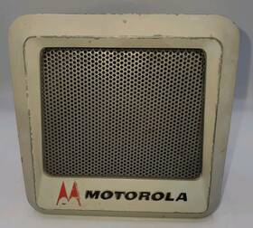 Tu-324-a-i Motorola Vintage Metal External Speaker Model Tu 324-a-i Police Car Cb No Mount