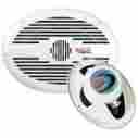 Mr690 Unbranded Boss Audio White 6 X 9 Oval Speakers Pair Impedance 4 Ohm