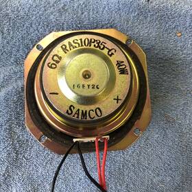 Ras10p35-g Panasonic Panasonic. Samco Speaker. Ras10p35-g. 6 Ohm. 40 Watt Driver. Perfect