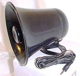 Wt-pah-001 Pro Trucker Pa Horn Speaker With Plug And Wire - 5 Inch For / Ham Radio