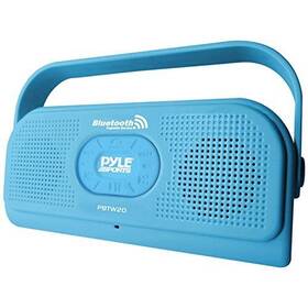 Pbtw20bl Pyle Ipx7 Portable Waterproof Wireless Bluetooth Shower Speaker System