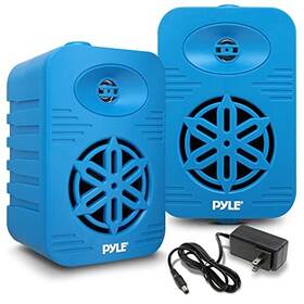Pdwrbt46bl Pyle 300w 4 Inch Bluetooth Indoor/outdoor Waterproof 2-way Speaker Pair - Blue