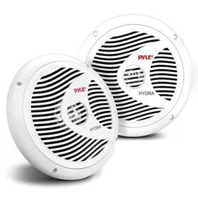 Plmr80w Pyle 8 Inch 180w Waterproof Marine Component Speakers - White Open Box