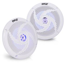 Pyle Plmrs53wl Marine Speakers - 5.25 Inch 2 Way Waterproof And Weather White