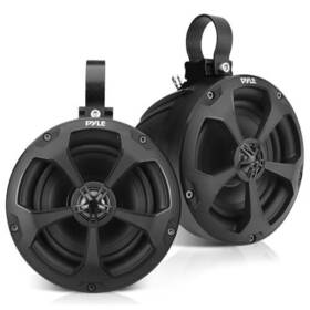 Plutv51bk Pyle 5.25 Inch 1000w Waterproof Off-road Speakers Marine Wake Tower System Black
