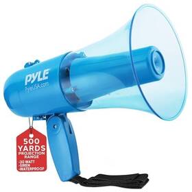 Pmp79wltb Pyle 30w Megaphone Siren Bullhorn Speaker With Rechargeable Battery Open Box