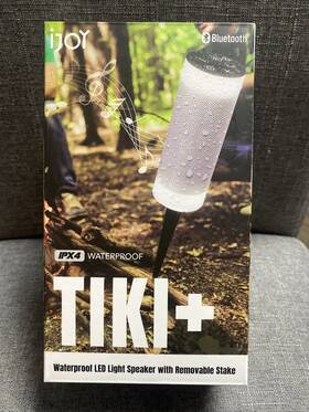 Ijtisp03 Quest Usa Corp Ijoy Tiki Wireless Bluetooth Speaker With Led Lights Waterproof