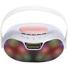 Ra48694 Supersonic Bluetooth Portable Rechargeable Speaker White 639131614468