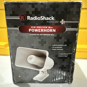 25wrms Radioshack Technology 25wrms/50w Max Power Horn Indoor Outdoor Water Resistant