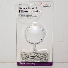 330-0209 Radioshack Radio Shack 33-209 Volume Control Pillow Speaker New In Package Vintage