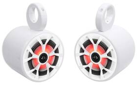 Rockville Rkl65mbw Mac65w Rkl65mbw Bundle 2 6.5 In 700w Marine Boat Speakers With White