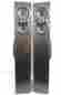 S-f700 Kenwood 2 21 Series Tower Speakers Black Woodgrain Case