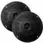 Sea5632b Seaworthy 6.5 Round 2-way Speakers 100w Black Bulk Package