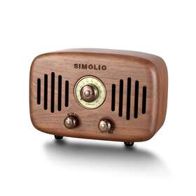 Jh-762s Simolio Vintage Radio Retro Bluetooth Speakers With Fm And Aux Used
