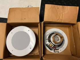Sr-9-w13 Speakers Sr9w13 Pair Of Executone White