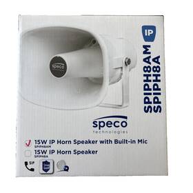 Spiph8am Speco 15w Ip Speaker With Mic