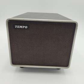 Sp-041 Tempo Rare Vintage Black Ham Radio Speaker Untested Parts Only
