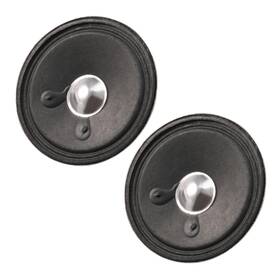 Uxcell 041814369594 1w 8 Ohm Micro Internal Speaker Magnet Loudspeaker 77mm Dia 2pcs