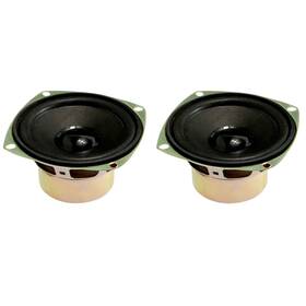 Uxcell 041814469737 10w 4 Ohm 3 Inch 78x78x39mm Anti-magnetic Speaker Tweeter Speakers 2pc