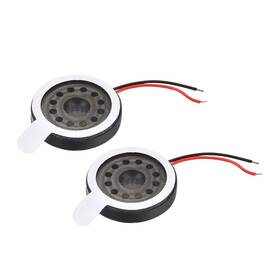 Uxcell 041814469768 2pcs 1w 8 Ohm 16mm Dia Speaker With Wire For Electronic Projects