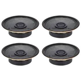 Uxcell 041814547381 0.5w 8 Ohm Magnetic Speaker 50mm Dia Round Shape Replacement Loudspeaker 4pcs
