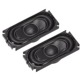 Uxcell 041814547527 1w 8 Ohm Diy Magnetic Speaker 16x36mm Square Replace Loudspeaker For Laptop 2pcs