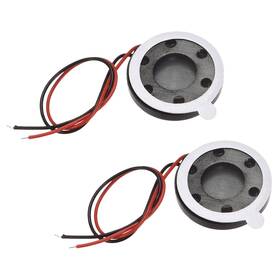 Uxcell 041814547701 1w 8 Ohm Mini Diy Magnetic Speaker Replacement Loudspeaker 18mm 2pcs