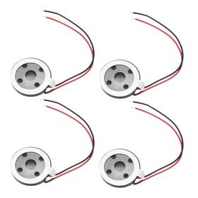 Uxcell 041814547749 1w 8 Ohm Mini Diy Magnetic Speaker Replacement Loudspeaker 15mm 4pcs