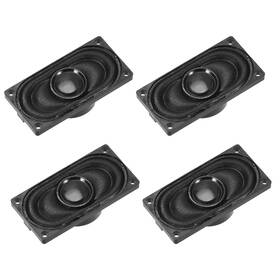 Uxcell 041814548395 2w 8 Ohm Diy Magnetic Speaker 20x40mm Square Replace Loudspeaker For Laptop 4pcs